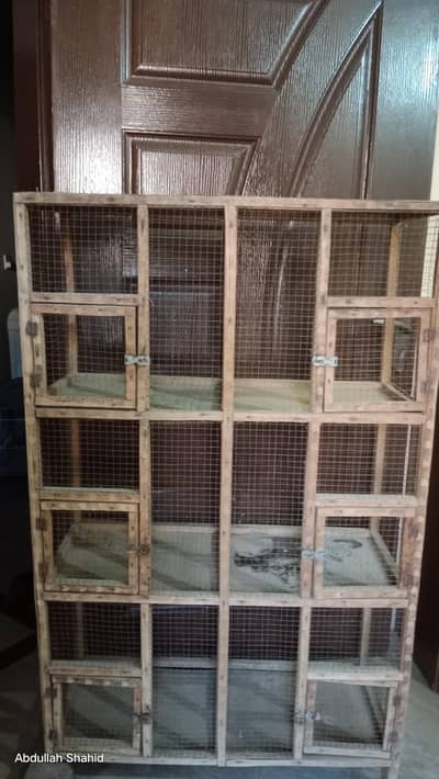 6 box Cage for birds of all types