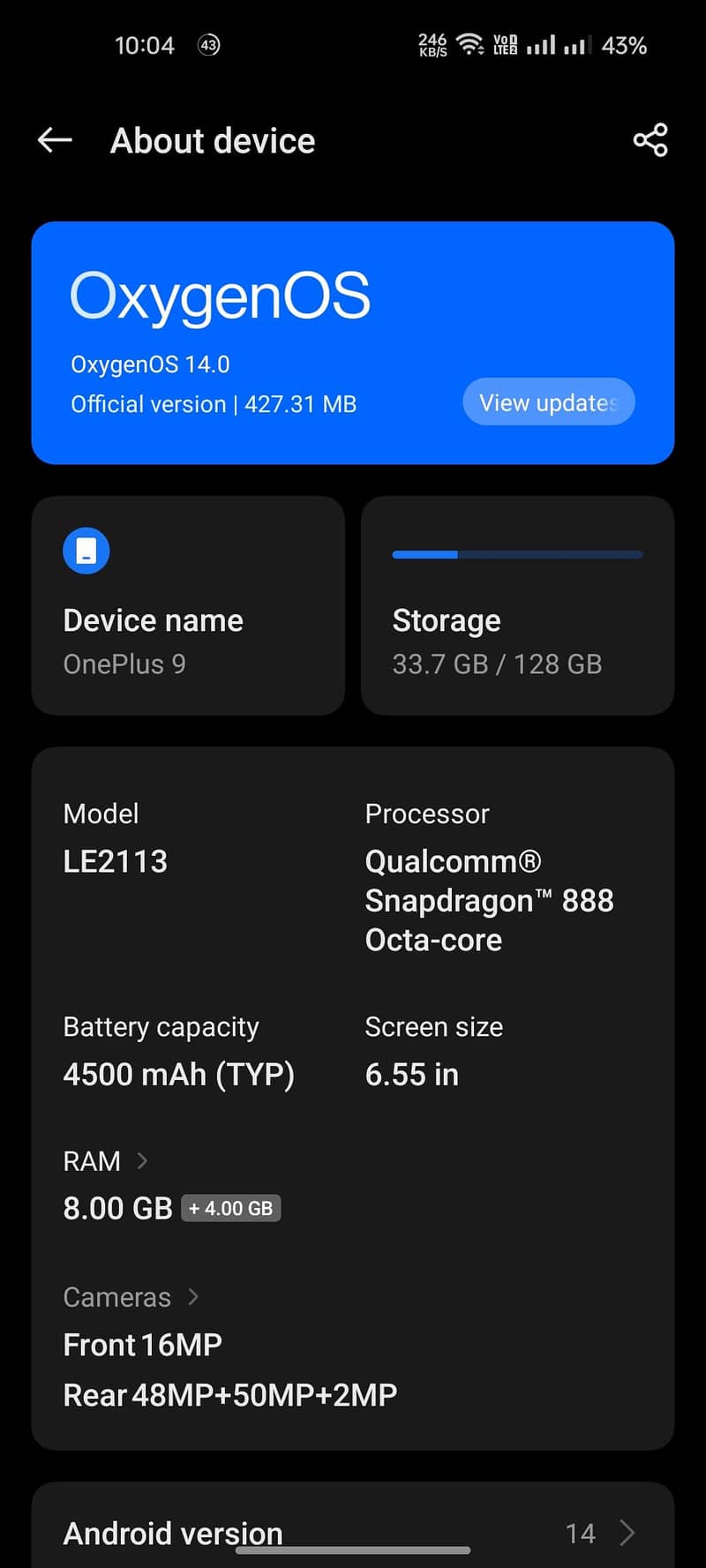 One Plus 9 2