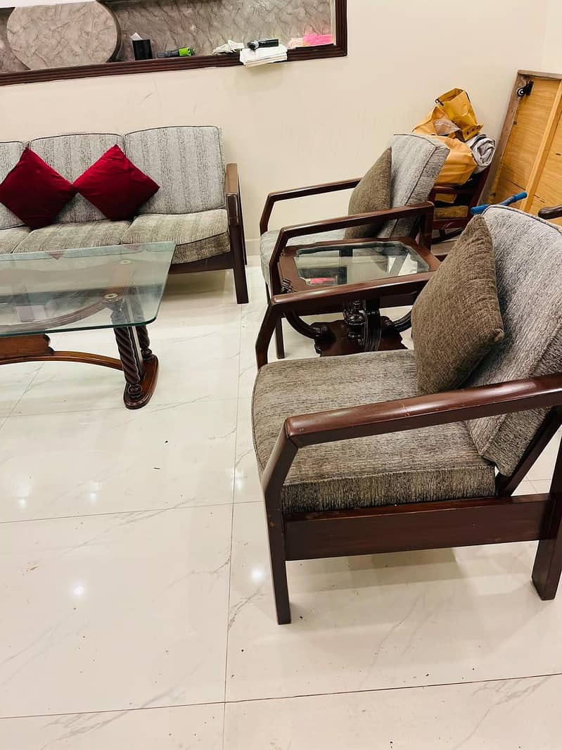Sofa Set 7 seater solid wood 3