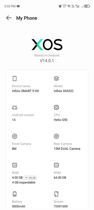 Infinix Smart 9