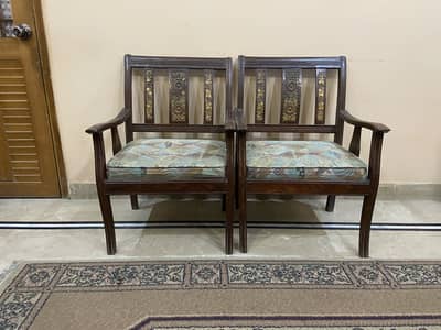 Wooden chairs