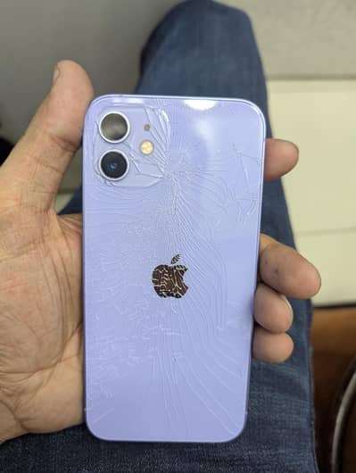 Iphone 12 pta approve 256 gb back crack