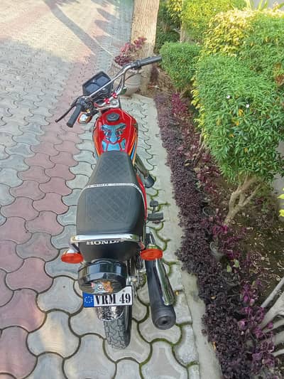 Honda 125 2017 Red Colour - Rawalpindi Number VRM - Documents Clear