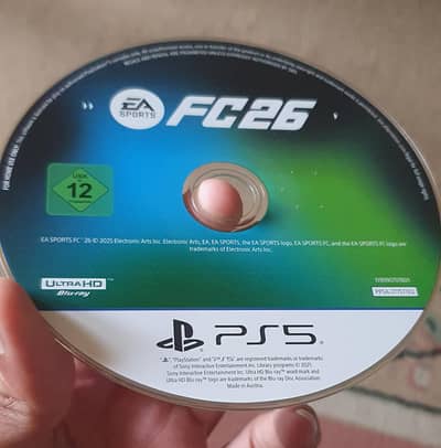 EA Sports FC 26 PS5 Disc Original - Excellent Condition (FIFA-26)