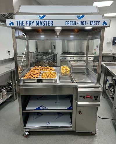Sharwama counter fryer hot plate working tabal pizza oven /dough mixer