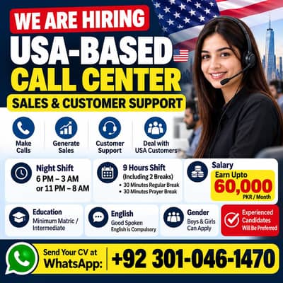 WE ARE HIRING US BASED CALL CENTER Jobs