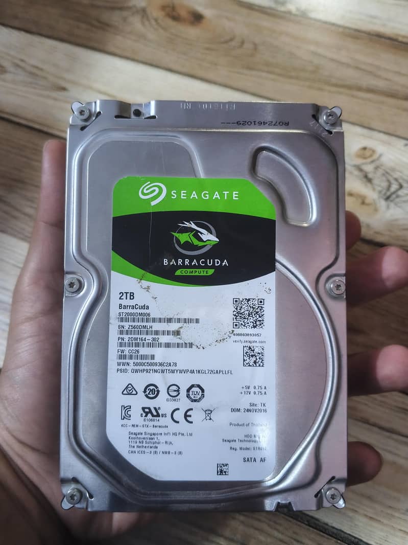 Seagate Barracuda 2TB 0