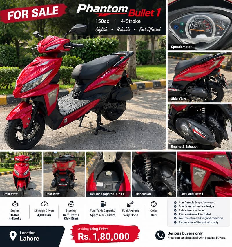 Phantom Bullet 1 150cc 1