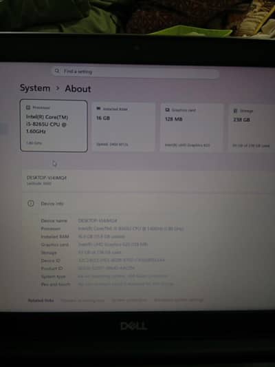 Dell Latitude 5300 | Core i5 8th Gen | 16GB RAM | 256GB SSD