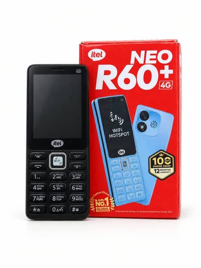 itel Neo R60+ 4G | WiFi Hotspot | Box Available