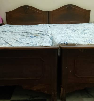 Two single beds for sale