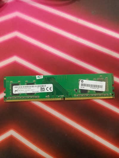 HP 4GB DDR4 Desktop PC RAM (Micron) - Working Condition