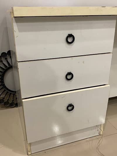Custom made study table 2 drawer 1 shelf