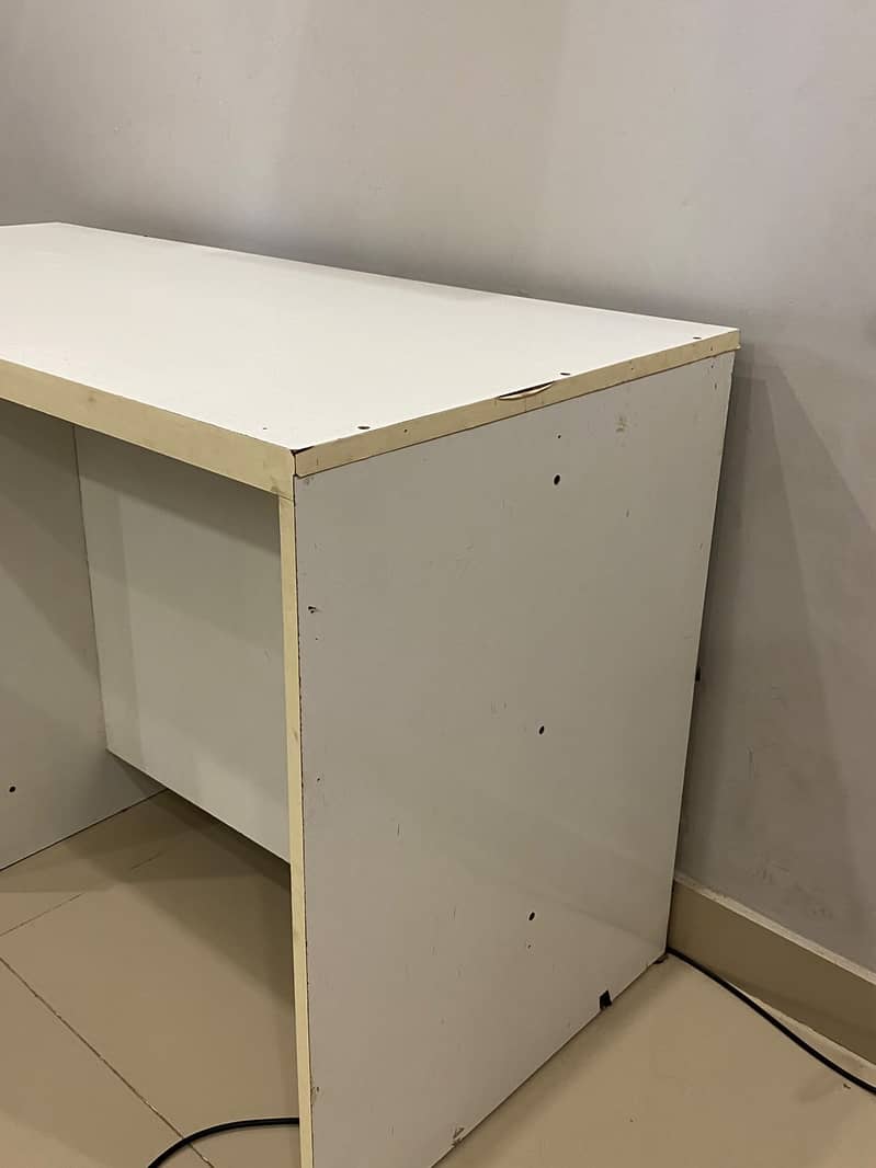 Custom made study table 2 drawer 1 shelf 3