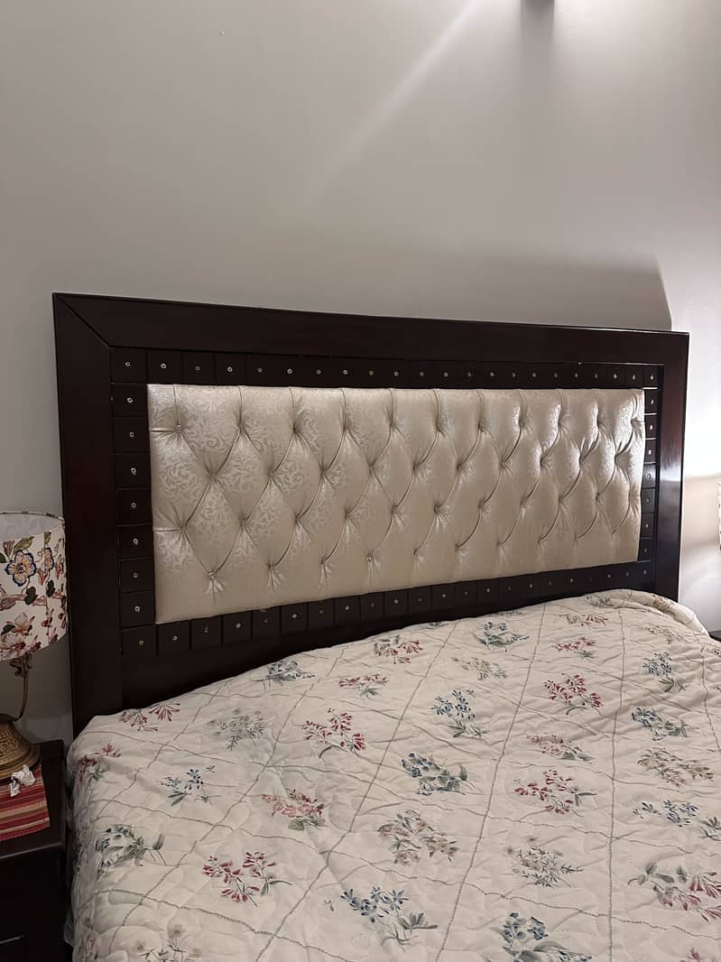 Solid Wooden Bed Slightly used 2