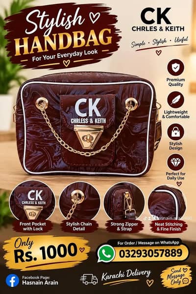 stylish hand bag women