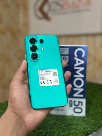 Techno Camon 50 Pro 8gb Ram 256gb Storage With Box And Charger