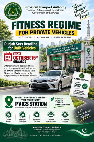 Car Emissions Service – Lahore