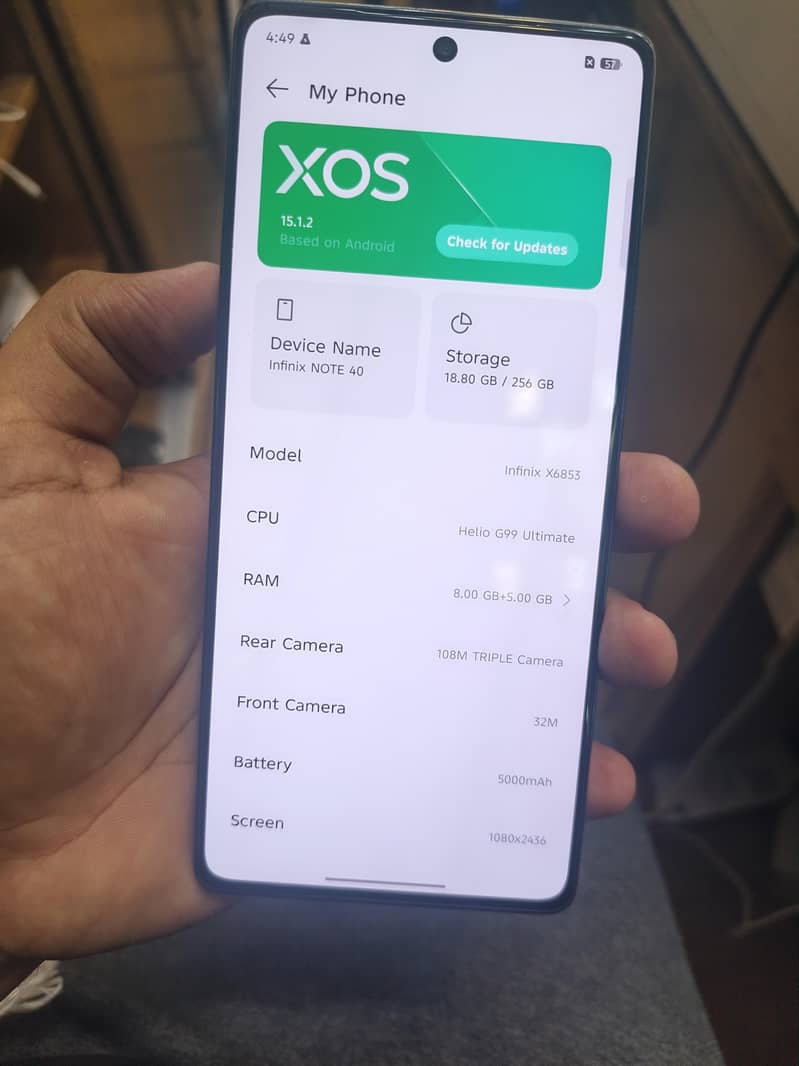 Infinix Note 40 6