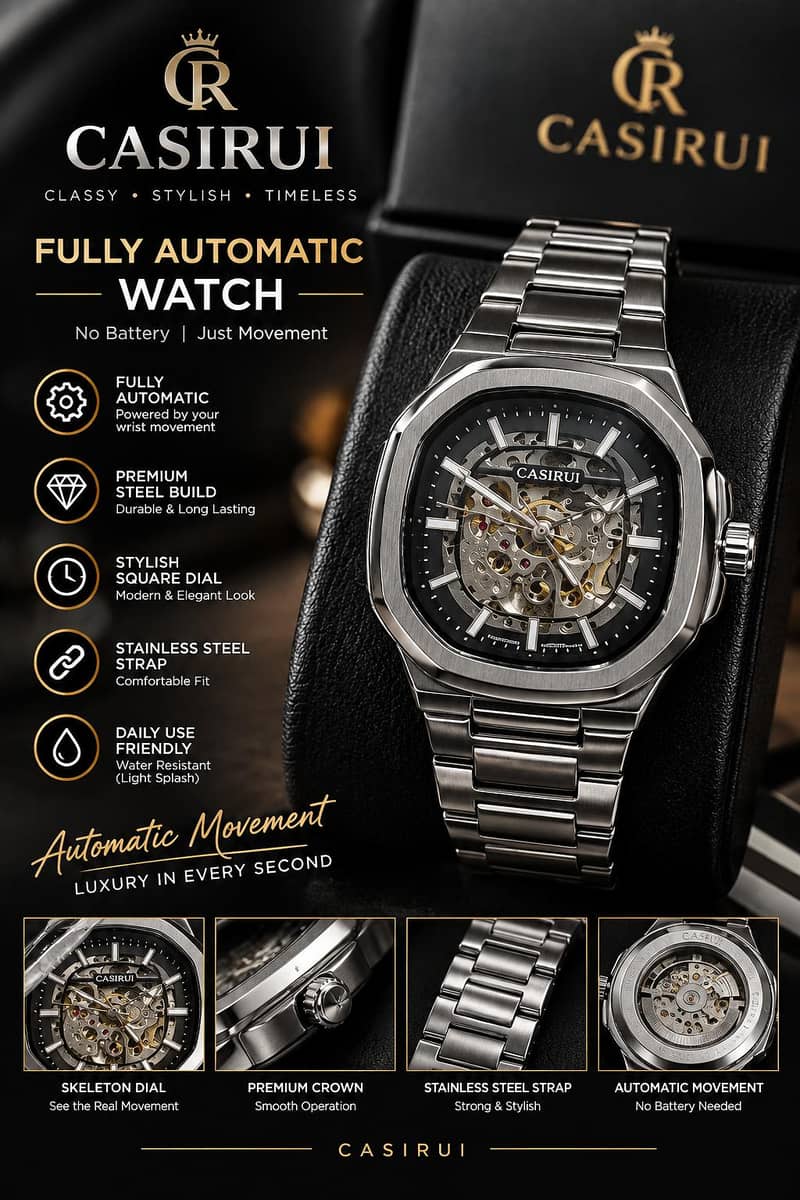 Casirui pure automatic watch 1