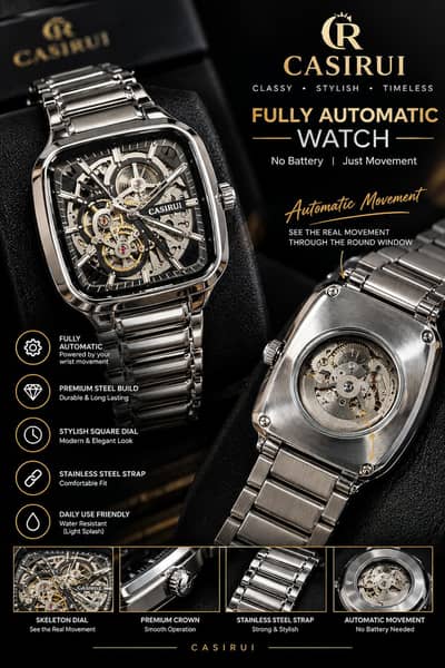 Casirui pure automatic watch
