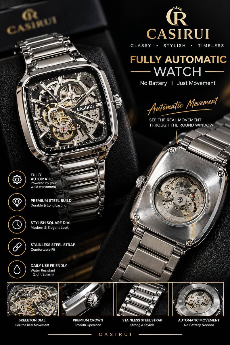 Casirui pure automatic watch 0