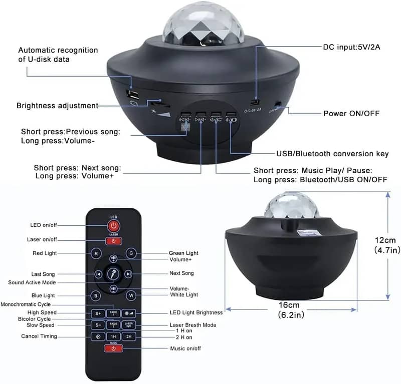 Galaxy Projector Lamp 4