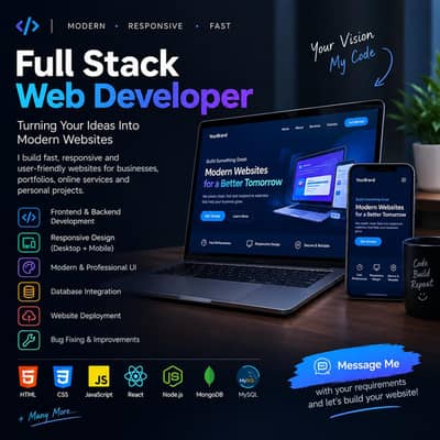 Full Stack Web Developer | Website Development