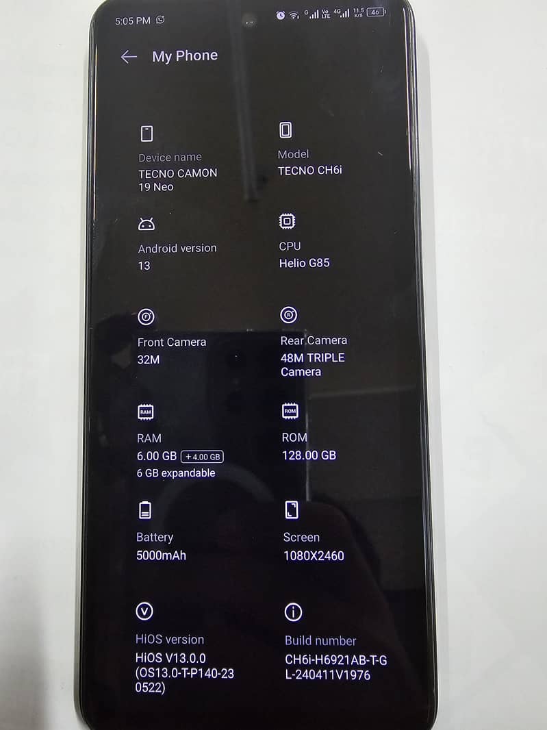 Tecno CAMON 19 Neo 3
