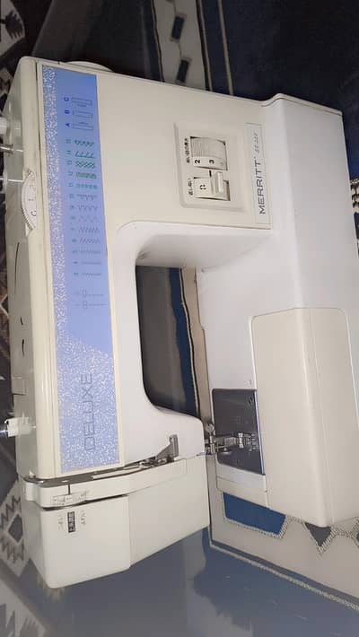 Japan Imported Merritt SR-220 Sewing Machine with Design | Like New