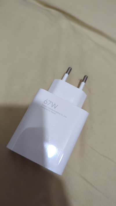Xiaomi 67watt original fast charger with original cable redmi.