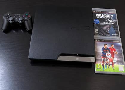 PS3 SLIM JAILBROKEN + 6 GAMES + 1 CONTROLLER