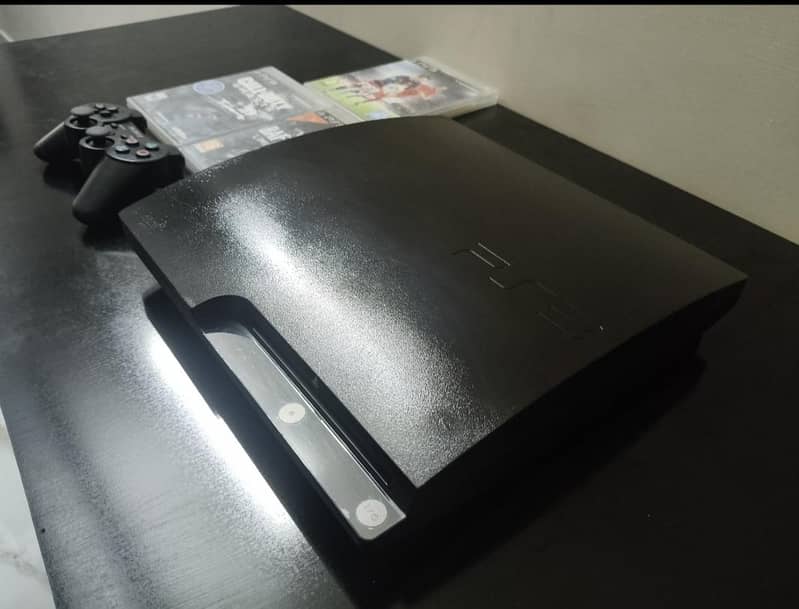 PS3 SLIM JAILBROKEN + 6 GAMES + 1 CONTROLLER 1