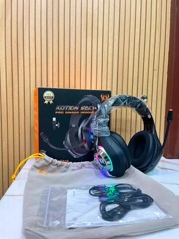 GS-400 Wireless Gaming Headset | 3-Way Connectivity | Bluetooth 5.3, USB Dongle & AUX | Immersive Stereo Sound | Over-Ear Design | Built-in Mic | Multi-Platform Gaming