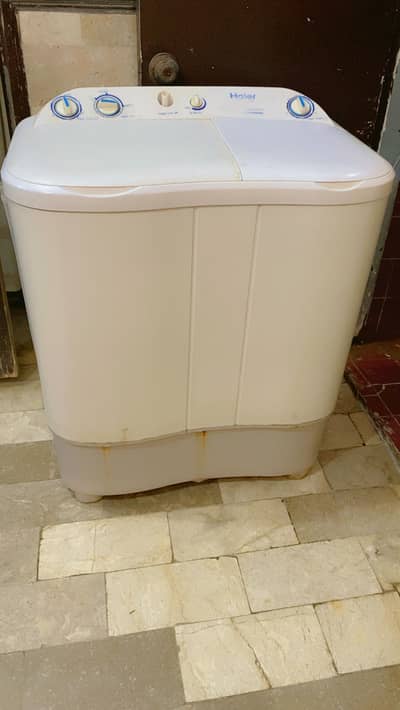 Haier Double Tub Washing Machine dryer