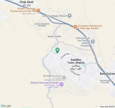 Citi Housing Jhelum Main Boulevard Double Road Very Heighted Location Sold Area Registry Area 7 Marla Very Best Location Plot Available