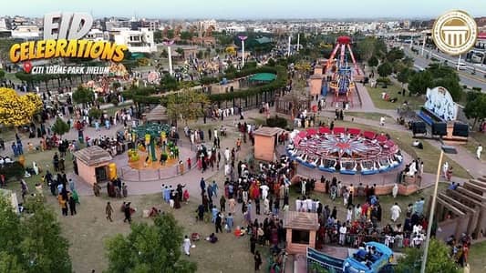Citi Housing Jhelum Dancing Fountain Block 7 Marla Plot Available Near To Food Street And Dancing Fountain