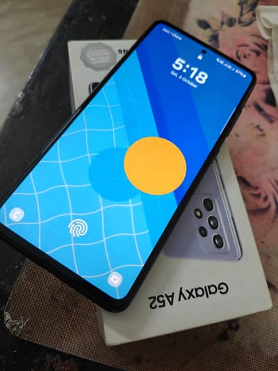 Samsung A52, 8/128, official pta with box