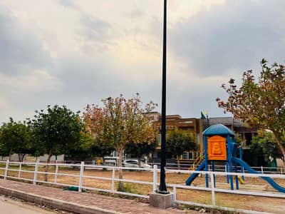 Plot For Sale In Sector N Solid Land Semi-Corner GreenPatch Heighted Location Possession Utility Paid South Facing In Bahria Enclave Islamabad