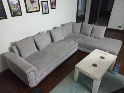 L shaped Sofa , 7 seater