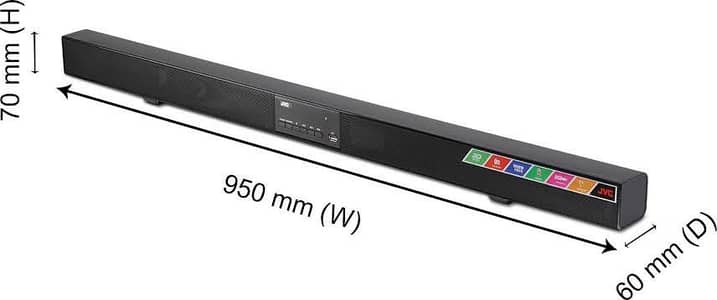JVC 2.1 Channel Soundbar / Home Theater Sound Bar –