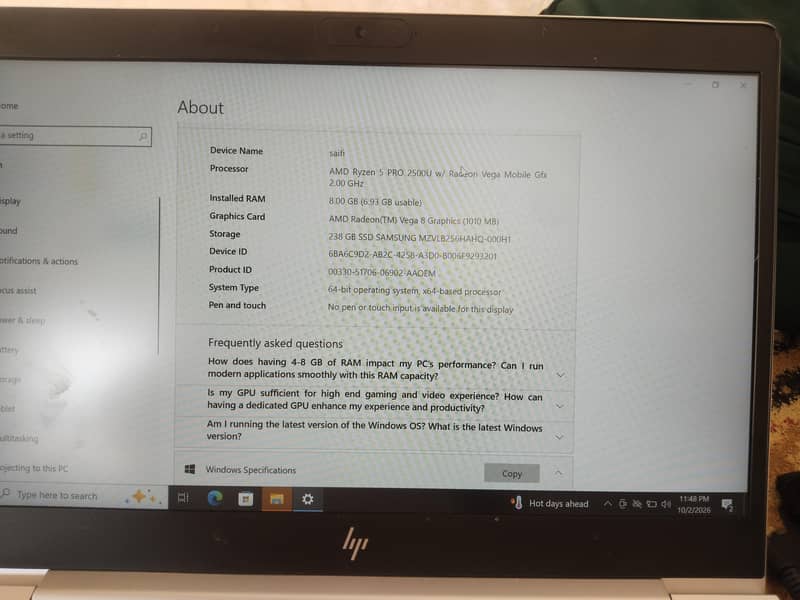 HP Laptop 4