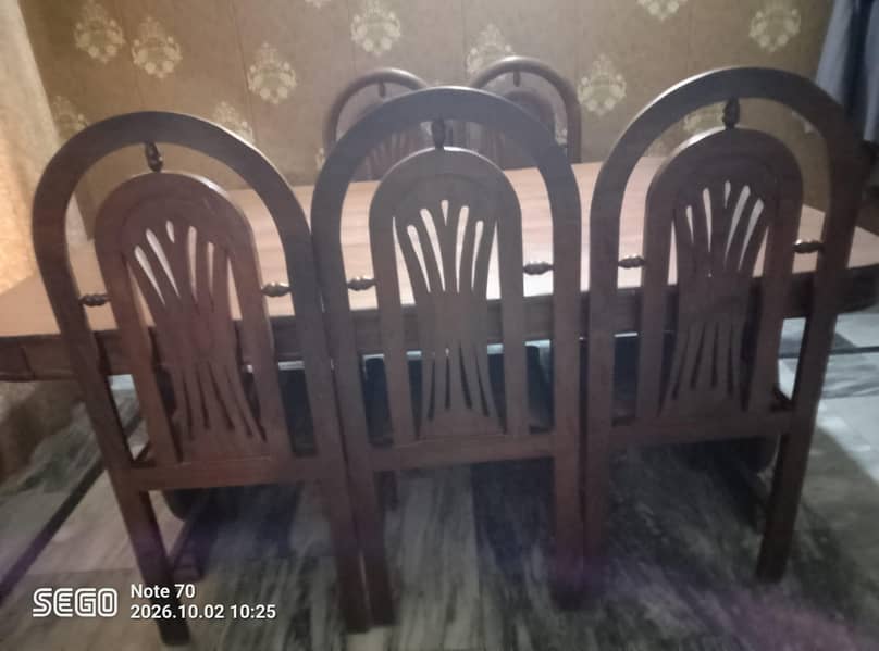Wooden Dining table 2