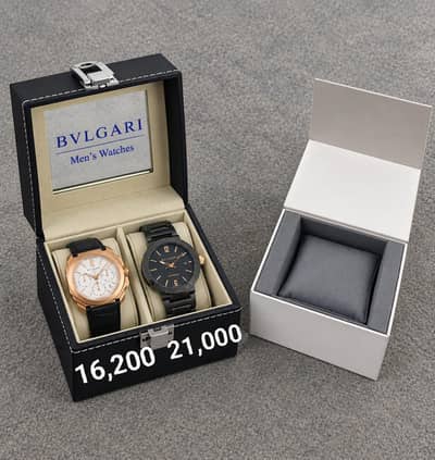 Bvlgari, Calvin Klein And Vacheron Constantin Men's Watches