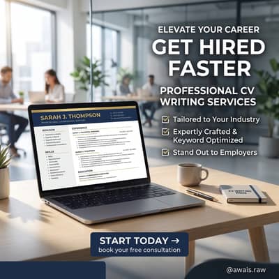 Professional ATS CV Maker, Resume Writing & Cover Letter Design