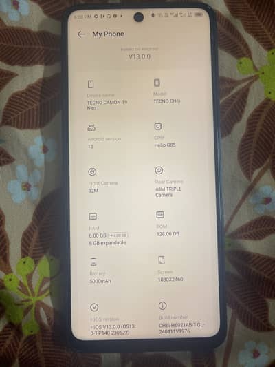 Tecno CAMON 19 Neo