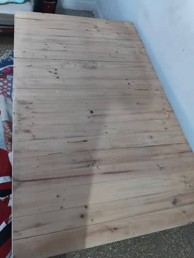 Wooden Takht + Dressing Table with Mirror – Used