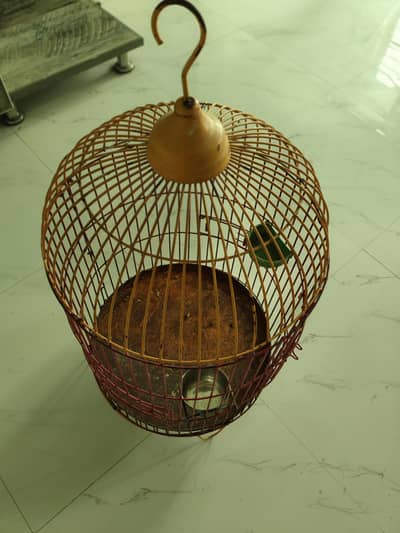 Title: Beautiful Iron Bird Cage for Sale – Good Condition