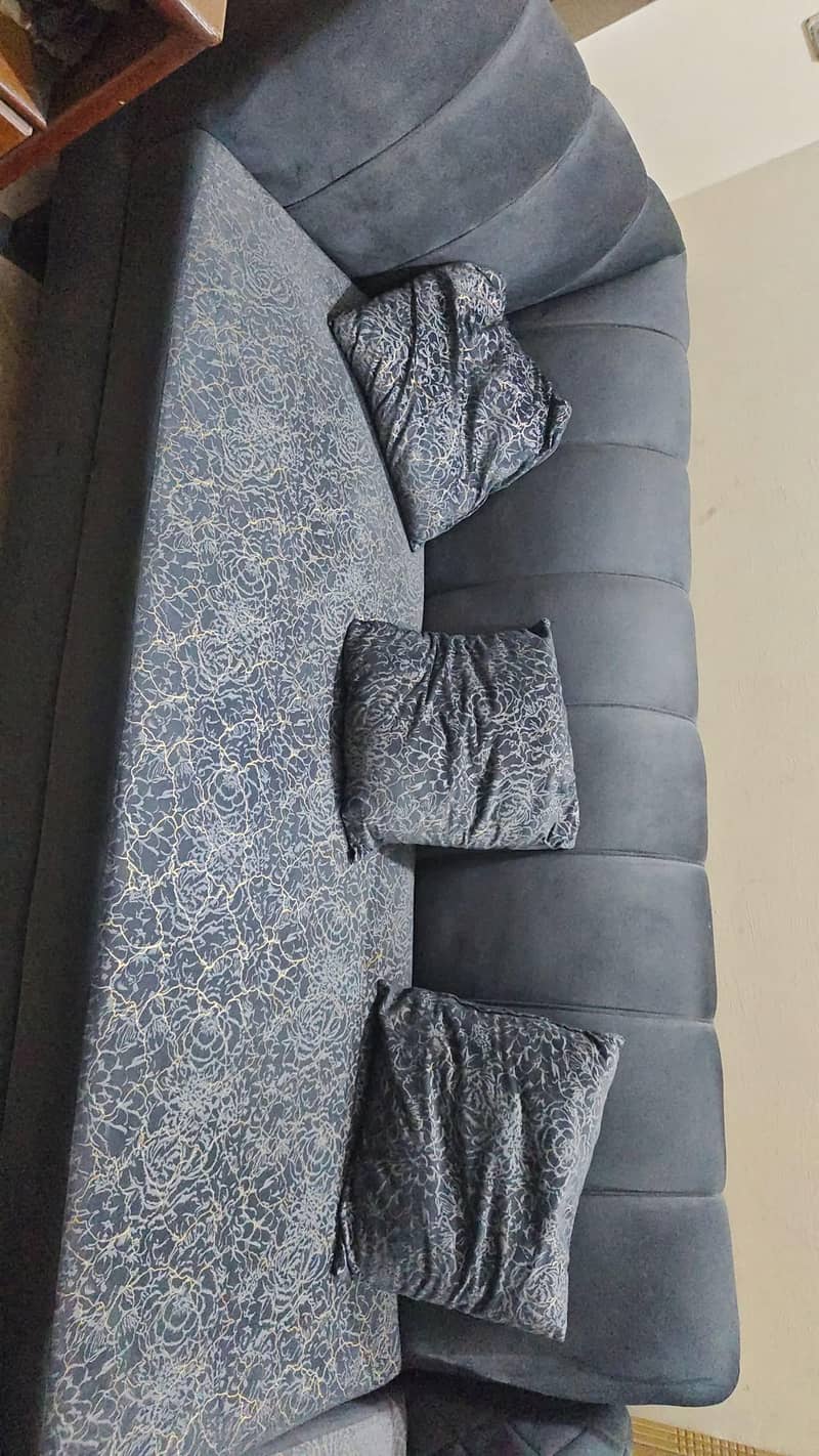 6 Seater L-Shape Sofa Set 2