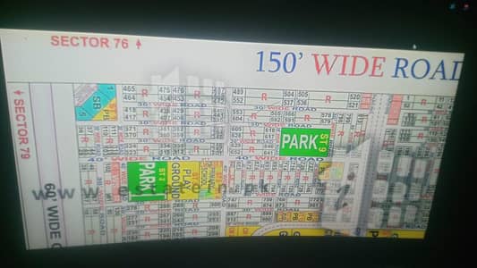 Tasar Town Sector 80/1 - Yard Plot | Main 150 Ft Road | Rs. 16 Lacs